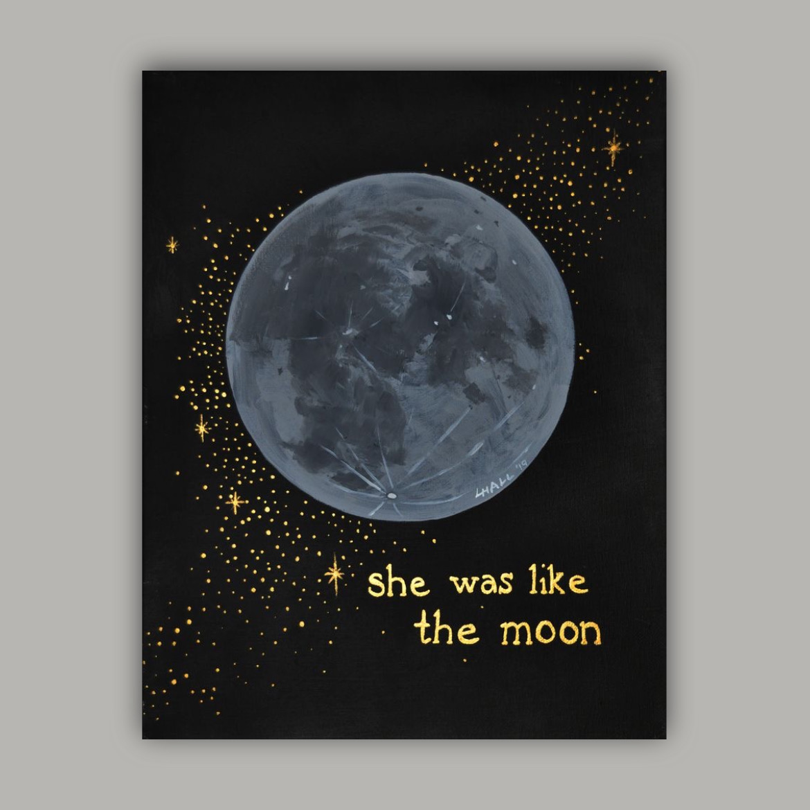 پوستر اون مثل ماه بود