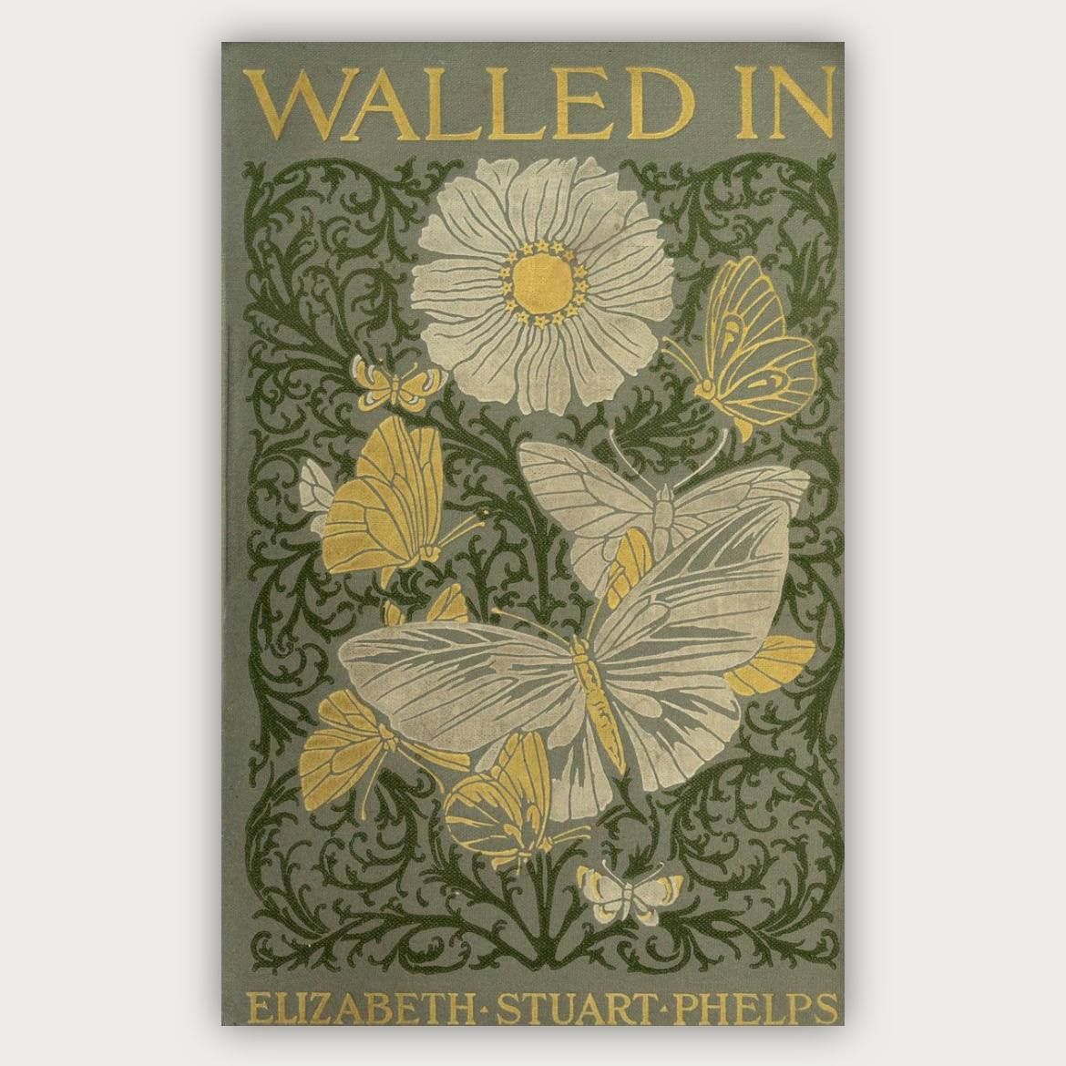 پوستر گل و پروانه