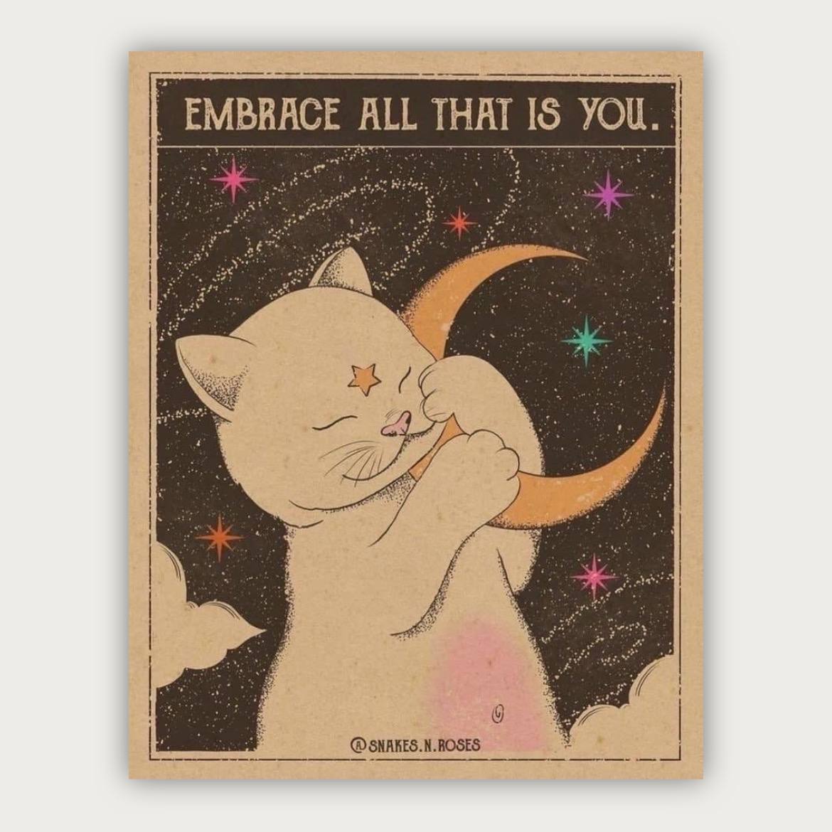 پوستر Embrace All that is you