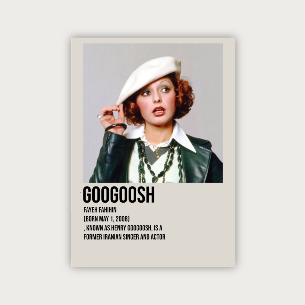 پوستر گوگوش