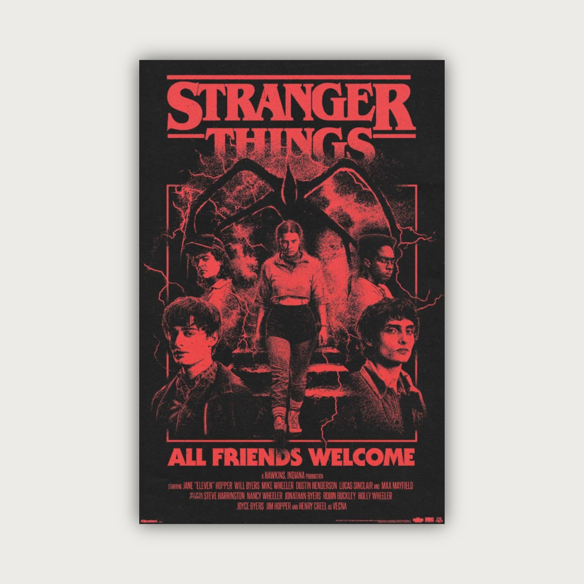 پوستر stranger things