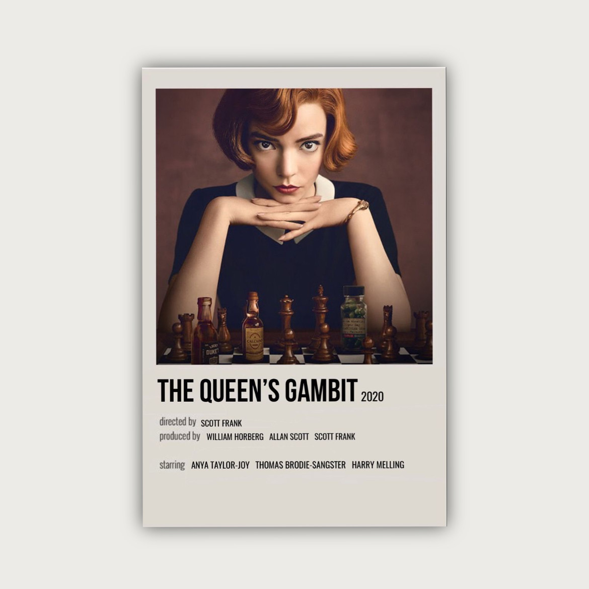 پوستر the queen’s cambit