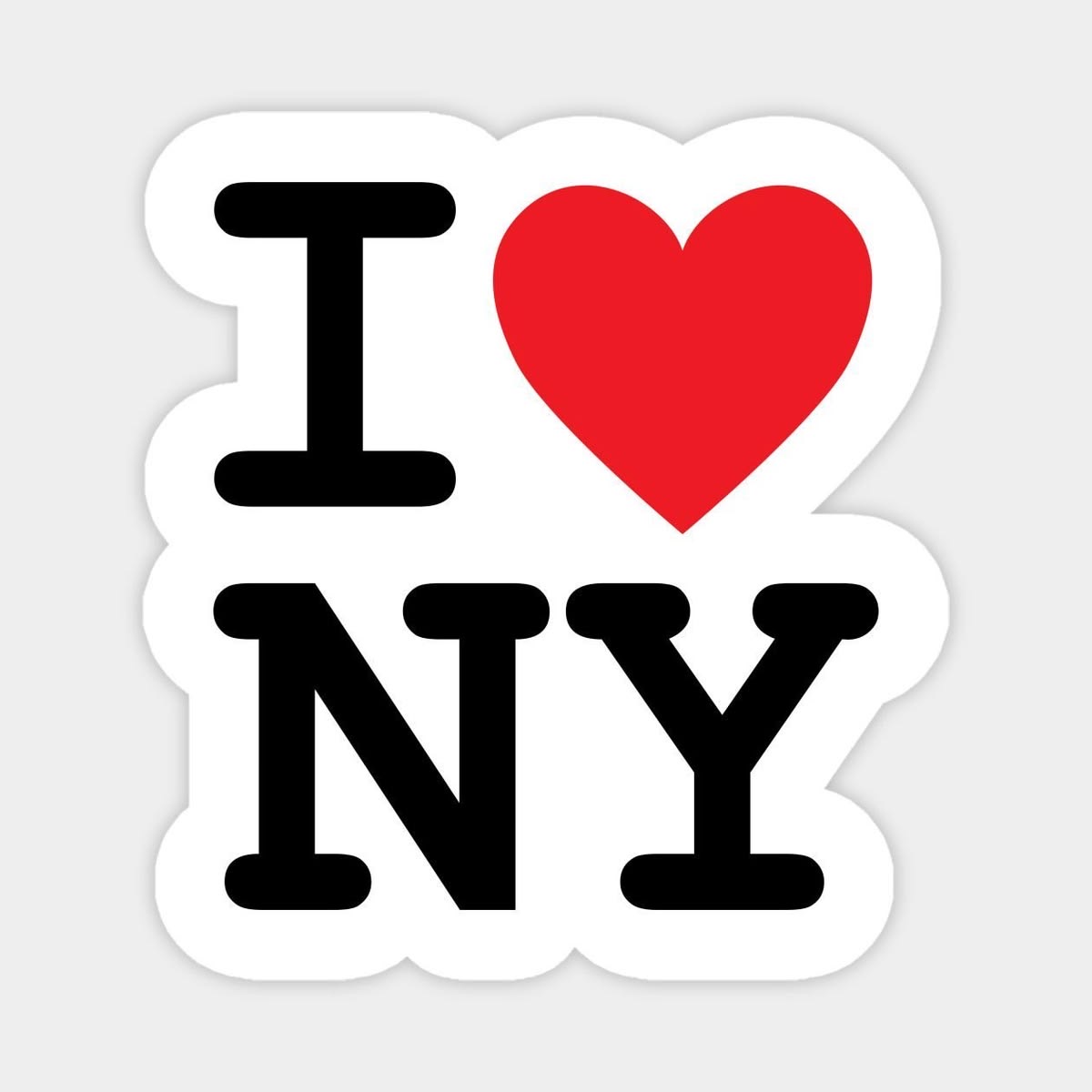 استیکر i love NY